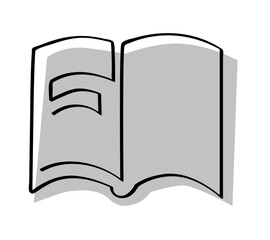 simple vector sketch book single one line art, continuous