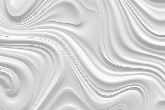 wallpaper for seamless minimal white abstract glossy soft waves background texture elegant wavy carved marble luxury wallpaper pattern tileable subtle light grey presentation or display  generative ai