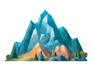 mountain range for modern adventure tourism