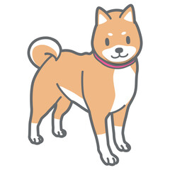 柴犬のベクターイラスト