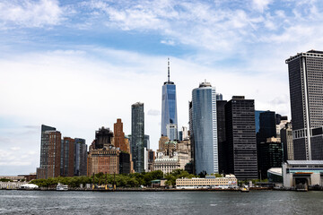 Lower Manhattan with One World Trade Center and Freedom Tower
