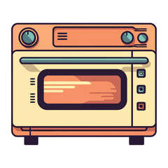 Modern kitchen equipment oven icon
