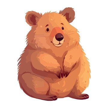 beaver rodent cute animal character