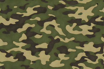 Fototapeta premium Beautiful texture of military camouflage. Generative AI