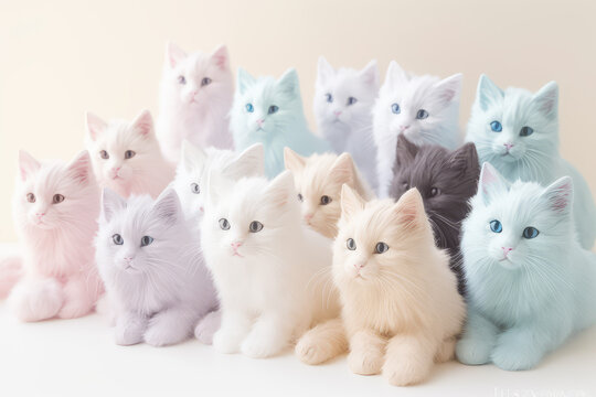 Lots Of Cats Wallpaper