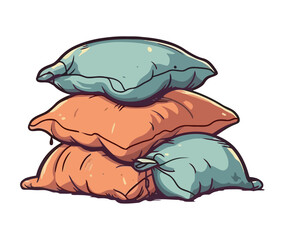 Obraz premium winter bedding collection, comfortable for sleeping