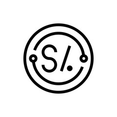 Obraz premium peru line icon