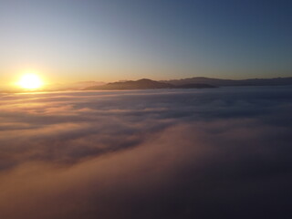 Mist covering the region other point of view