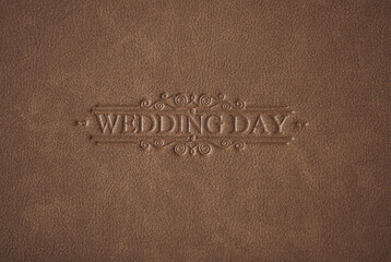 Wedding photobooks in brown leather binding. Wedding photo book, album family album. Photo books with embossing and a cover of genuine leather. Services of a professional photographer and designer. 