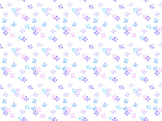 紫陽花の花のシームレスなパターン