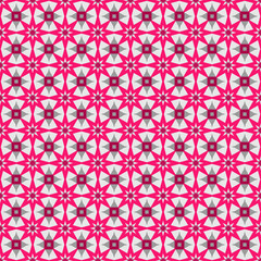 Seamless Creative Retro Interior Tile Floral Drawing Beautiful Summer Template Fashion Graphic Textile Art Backdrop Fabric Wallpaper Background Geometric Texture Print Design Modern Pattern.