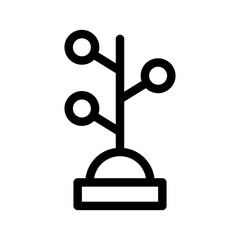 Coat Hanger Icon Vector Symbol Design Illustration