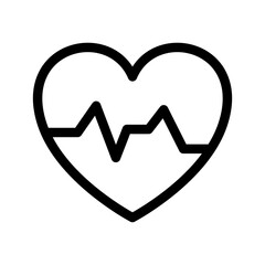 Heart Icon Vector Symbol Design Illustration