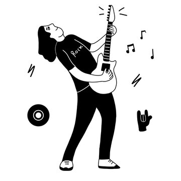 guitar and music sin fondo 