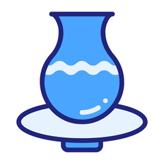 pottery blue icon