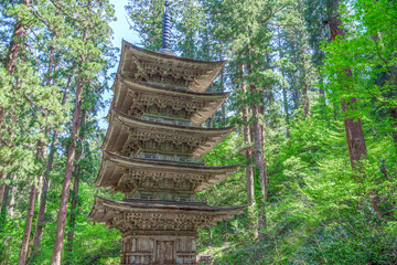 羽黒山五重塔