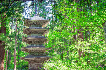 羽黒山五重塔