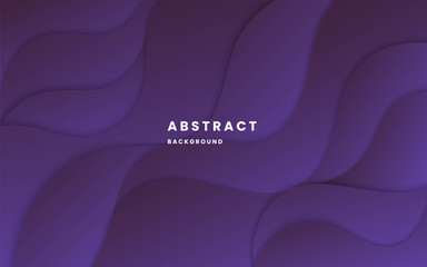 Purple gradient background dynamic wavy light and shadow. liquid dynamic shapes abstract composition. modern elegant design background. Illustration vector 10 eps.