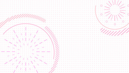 シェイプが弾けるシンプルな背景
