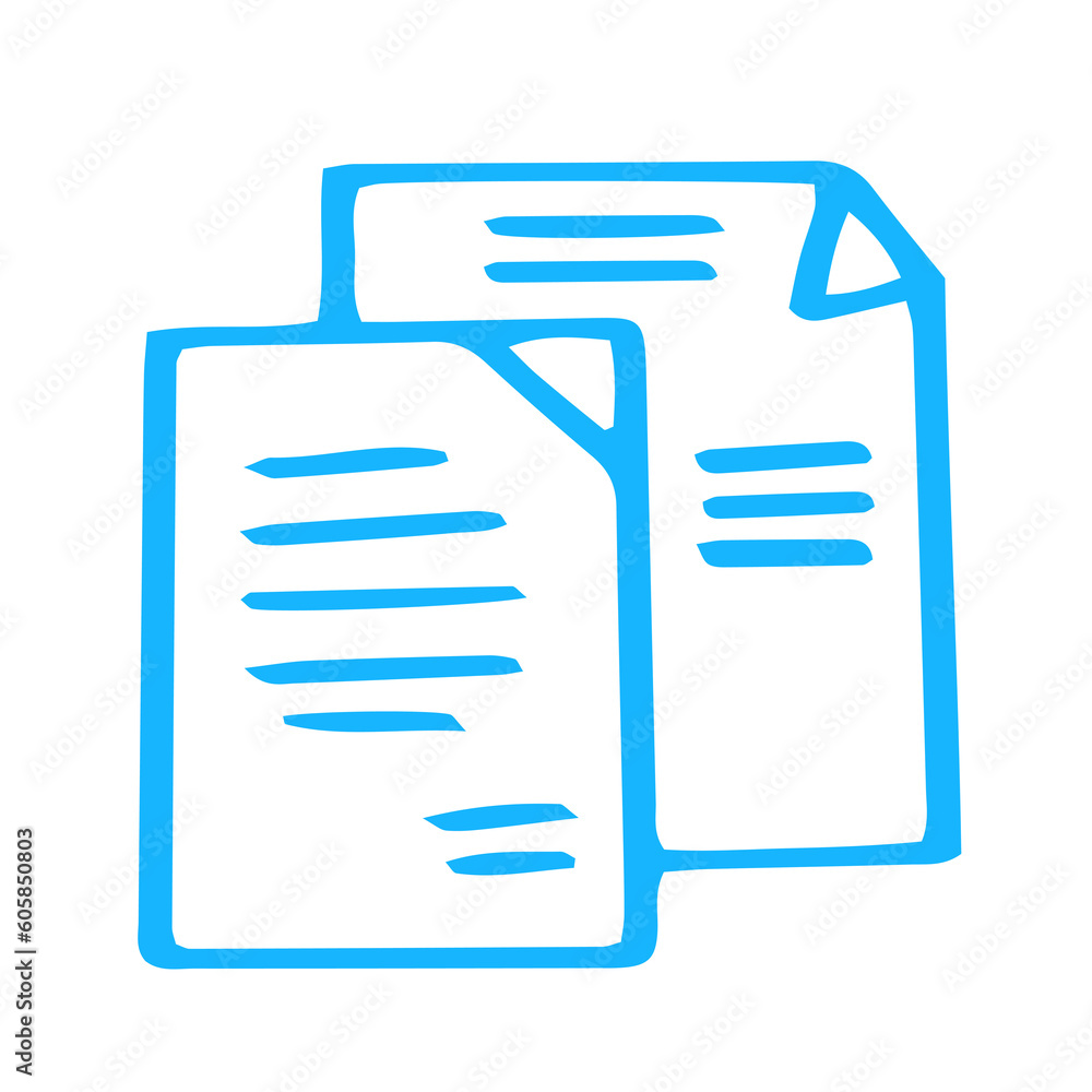 Poster document folder icon