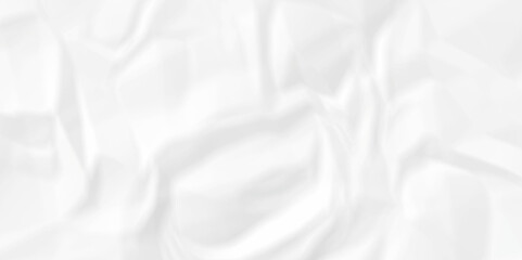 White crumpled paper texture crush paper so that it becomes creased and wrinkled. Old white crumpled paper sheet background texture	
