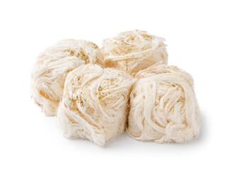 Tasty Turkish Pismaniye on white background