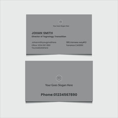 Unique Business Card And Vector Template