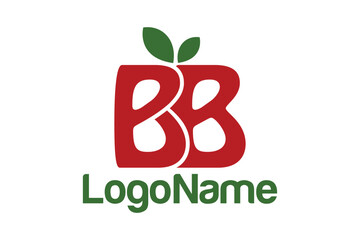 Letter BB and leaf concept. Very suitable for symbol, logo, company name, brand name, personal name, icon and many more.