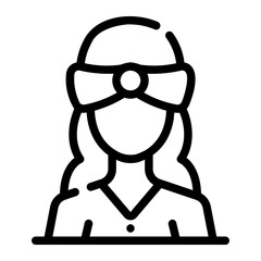 fortune teller Line Icon