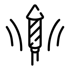 firework Line Icon