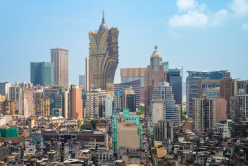 cityscape of Macao, aka Macau, a Special Administrative Region of china