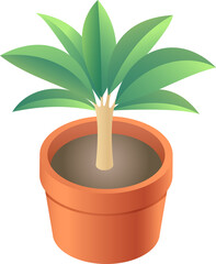 potted plants illustration
