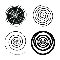 hypnotist circle icon vector i