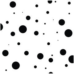 vector layout with circle shape. polka dot decorative design in abstract style - obrazy, fototapety, plakaty