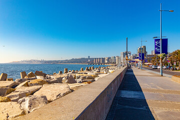 calçadão da praia Acapulco De Viña Del Mar Chile