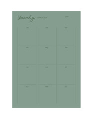 Yearly Planner (New start) 