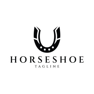 Shoe Horse logo design vector illustration