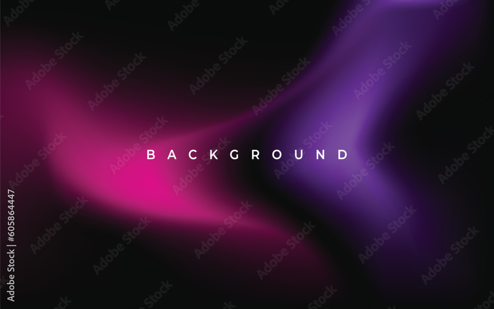 Wall mural abstract mesh gradation violet color background template with fluid style vector