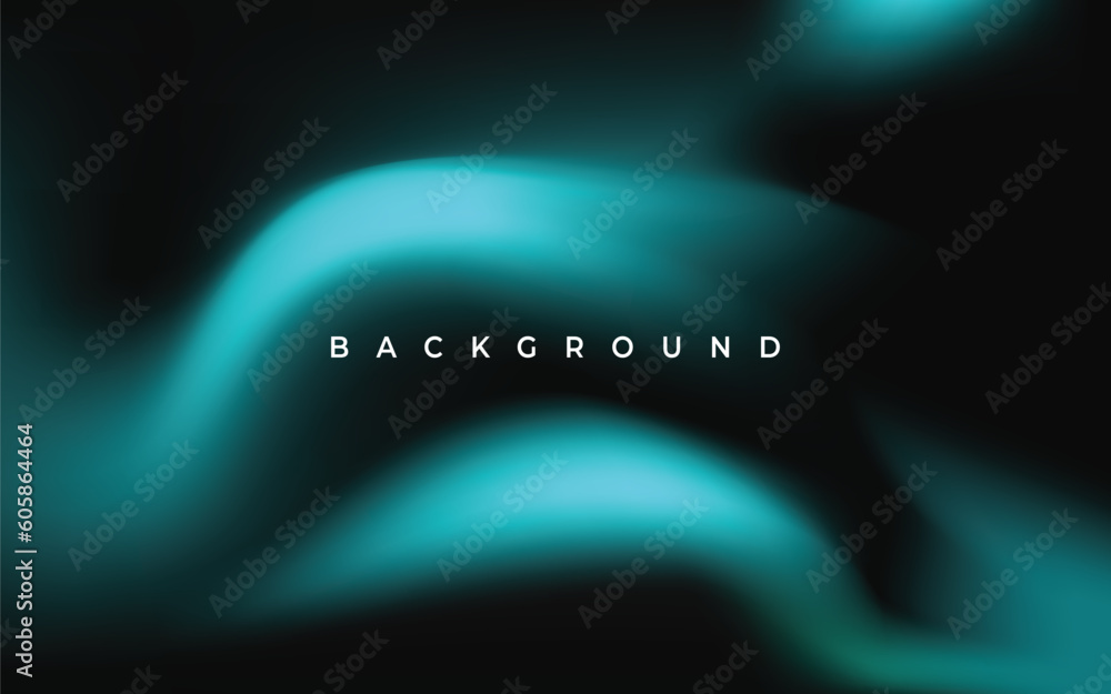 Wall mural abstract mesh gradation blue light color background template with fluid style vector