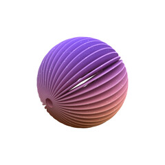 3d rendering - Abstract Gradient Object art, geometric shapes