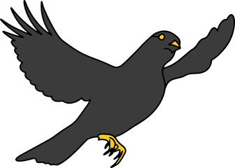 Flying Bird Illustration
