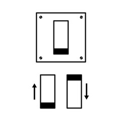 Electric Switch Vector, Switch Icon, On, Off Icon
