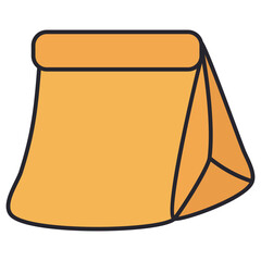 illustration of a food package