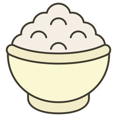 cream in a bowl
