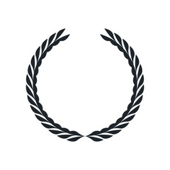 vector laurel wreath. vector illustration