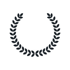 vector laurel wreath. vector illustration