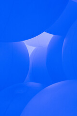 Blue Bubbles background abstract spheres 