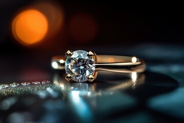 Diamond Ring Close - Up