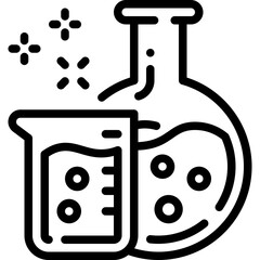 chemistry line icon