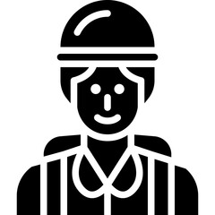 schoolboy solid icon